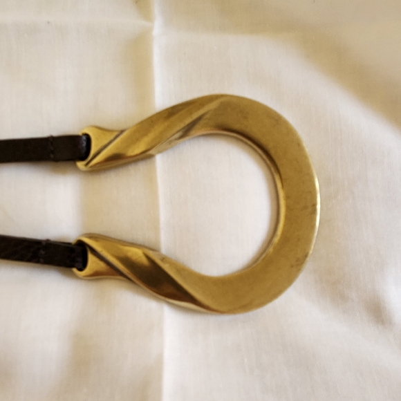 Chico Adjustable Length Leather & Brass Belt - Picture 5 of 16